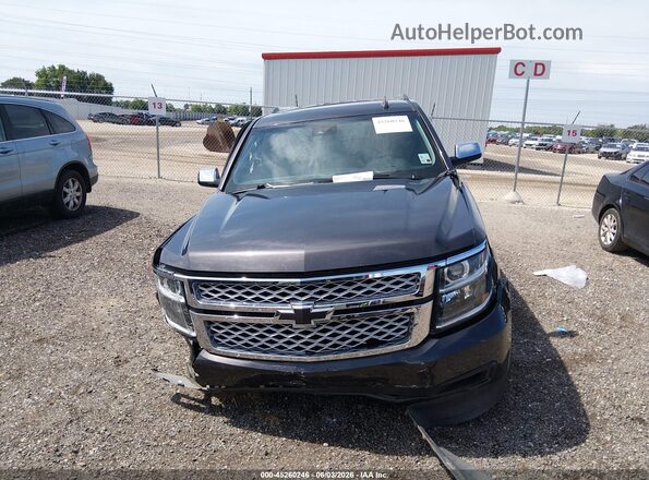 1GNSCBKC8HR321477 2017 CHEVROLET TAHOE Dark Brown Widok wnętrza z tyłu