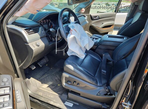 1GNSCBKC8JR220039 2018 CHEVROLET TAHOE Black Widok wnętrza z przodu