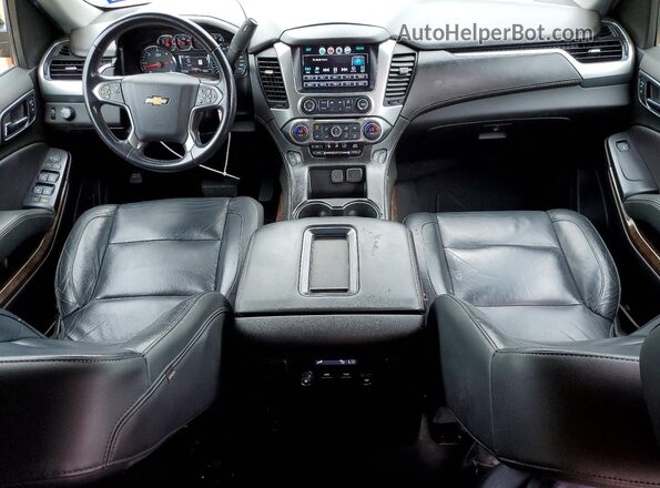 1GNSCBKC8KR201797 2019 CHEVROLET TAHOE Black Widok deski rozdzielczej