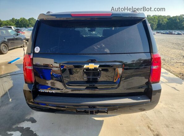 1GNSCBKC9GR468275 2016 CHEVROLET TAHOE Black უკანა ხედი