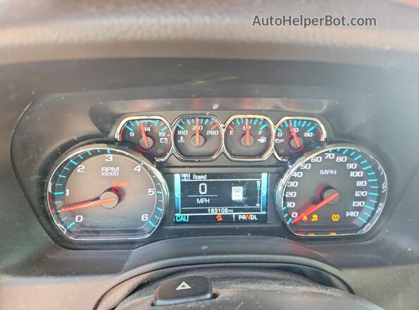 1GNSCBKC9KR284592 2019 CHEVROLET TAHOE Silver Սարքավորումների վահանակի տեսք