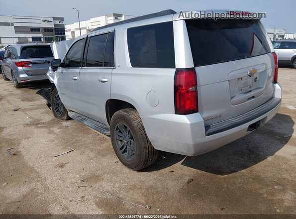 1GNSCBKCXGR171077 2016 CHEVROLET TAHOE Silver Trasero izquierdo