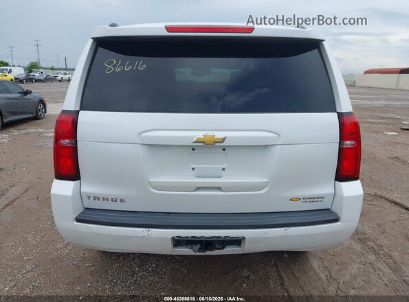 1GNSCBKCXKR257868 2019 CHEVROLET TAHOE White 