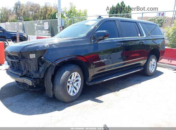 1GNSCBKD4PR163257 2023 CHEVROLET SUBURBAN Black Przód lewy