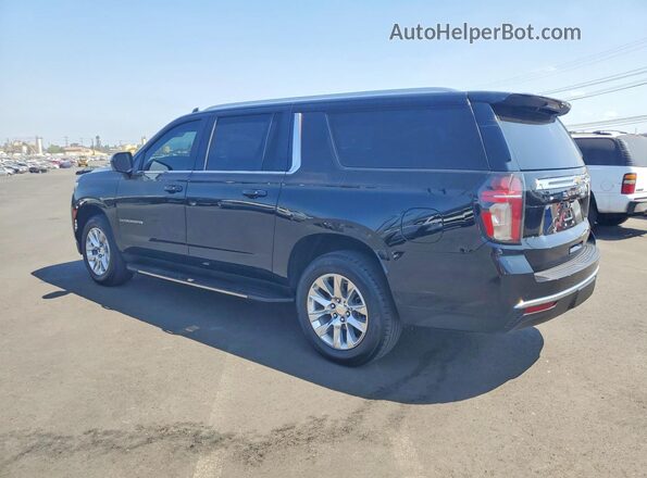 1GNSCBKDXPR109929 2023 CHEVROLET SUBURBAN Black Trasero izquierdo