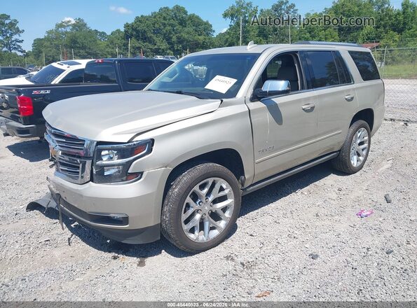 1GNSCCKC0HR296533 2017 CHEVROLET TAHOE Золотой Передняя левая четверть