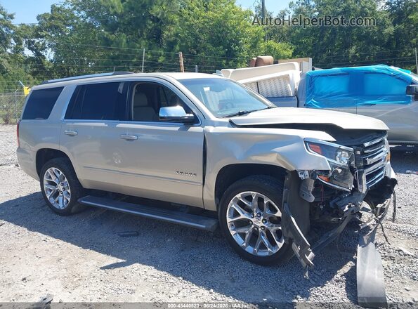 1GNSCCKC0HR296533 2017 CHEVROLET TAHOE Золотой Вид задней части салона