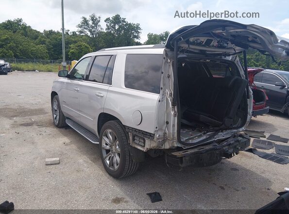 1GNSCCKC0HR389763 2017 CHEVROLET TAHOE Silver Tył lewy