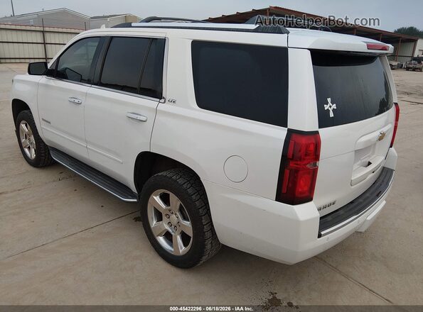 1GNSCCKC3GR266988 2016 CHEVROLET TAHOE White Задня ліва чверть