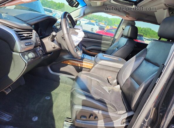 1GNSCCKC3HR339990 2017 CHEVROLET TAHOE Black Вид салону спереду