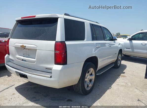 1GNSCCKC6HR110915 2017 CHEVROLET TAHOE Белый Задняя правая четверть