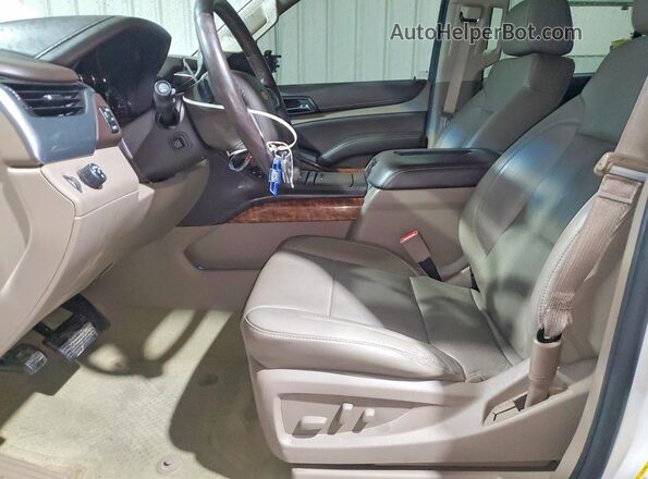 1GNSCCKC7GR137894 2016 CHEVROLET TAHOE White Vista interior delantera
