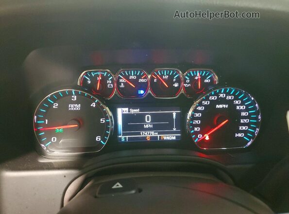 1GNSCCKC7GR137894 2016 CHEVROLET TAHOE White Vista del cuadro de instrumentos