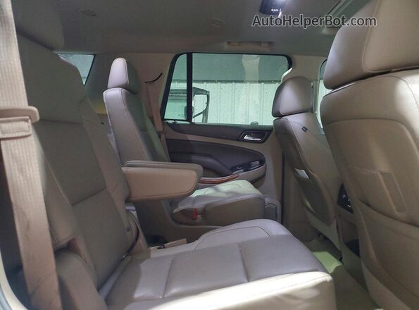 1GNSCCKC7GR137894 2016 CHEVROLET TAHOE White Vista interior trasera