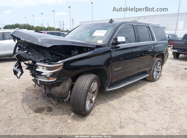 1GNSCCKCXGR100550 2016 CHEVROLET TAHOE Black Առջևի ձախ երեք քառորդ տեսարան