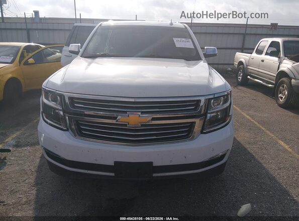 1GNSCCKCXGR255437 2016 CHEVROLET TAHOE White Widok wnętrza z tyłu