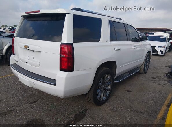 1GNSCCKCXGR255437 2016 CHEVROLET TAHOE White Tył prawy
