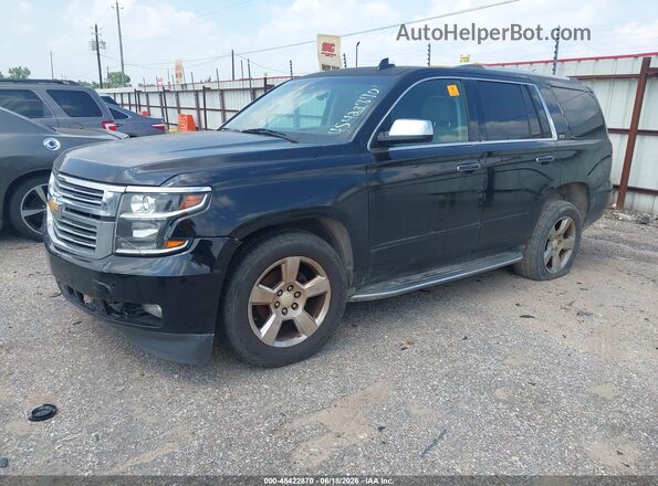 1GNSCCKCXGR459607 2016 CHEVROLET TAHOE Black Przód lewy