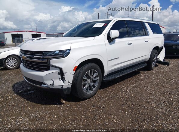 1GNSCCKD2PR243243 2023 CHEVROLET SUBURBAN White Przód lewy
