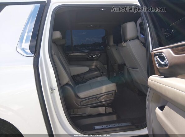 1GNSCCKD2PR243243 2023 CHEVROLET SUBURBAN White Widok naklejki z numerem VIN