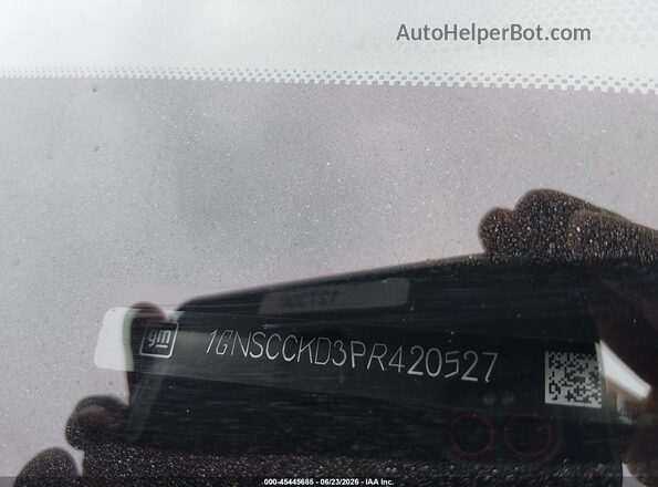 1GNSCCKD3PR420527 2023 CHEVROLET SUBURBAN Gray Engine compartment view