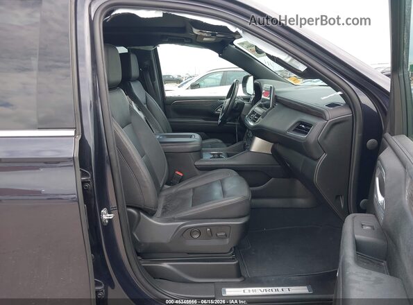 1GNSCCKD6PR113613 2023 CHEVROLET SUBURBAN Black წინა სალონის ხედი