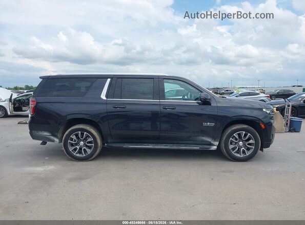 1GNSCCKD6PR113613 2023 CHEVROLET SUBURBAN Black უკანა სალონის ხედი