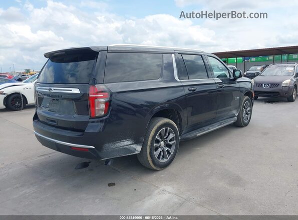 1GNSCCKD6PR113613 2023 CHEVROLET SUBURBAN Black უკანა მარჯვენა