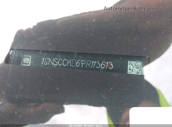 1GNSCCKD6PR113613 2023 CHEVROLET SUBURBAN Black 