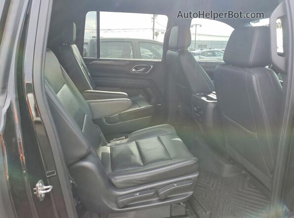 1GNSCCKD7MR291865 2021 CHEVROLET SUBURBAN Black Вид задньої частини салону