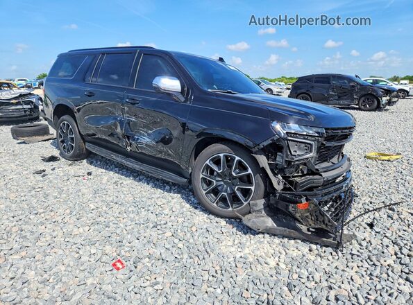 1GNSCEKD4PR343579 2023 CHEVROLET SUBURBAN Black Передня права чверть