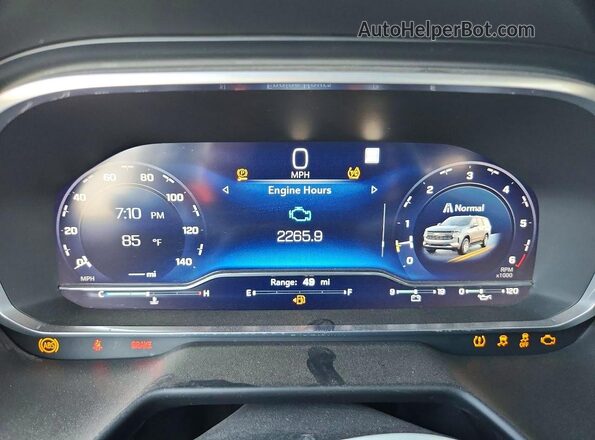 1GNSCFKD2PR181893 2023 CHEVROLET SUBURBAN Gray Vista del cuadro de instrumentos