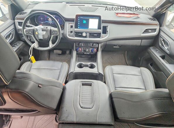 1GNSCFKD9PR374767 2023 CHEVROLET SUBURBAN Белый Вид панели приборов