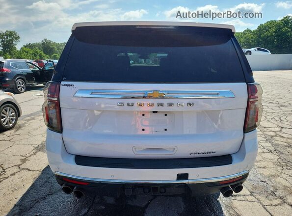 1GNSCFKDXPR354995 2023 CHEVROLET SUBURBAN White უკანა ხედი