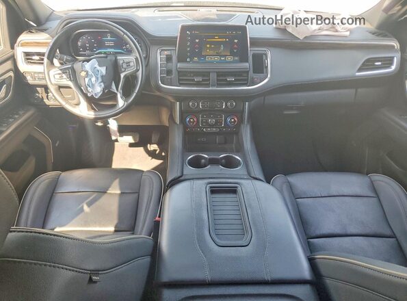1GNSCFKDXPR515295 2023 CHEVROLET SUBURBAN Black Вид панелі приладів