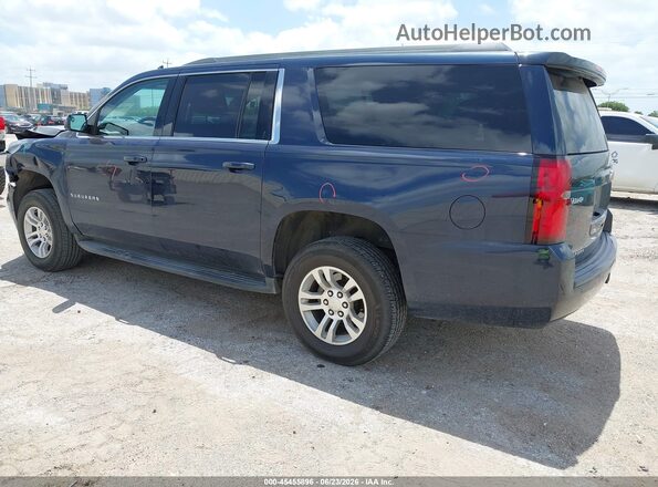 1GNSCGEC2JR223382 2018 CHEVROLET SUBURBAN Blue Задня ліва чверть