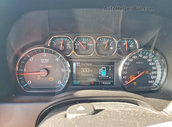 1GNSCGEC7GR200365 2016 CHEVROLET SUBURBAN Silver Vista del cuadro de instrumentos