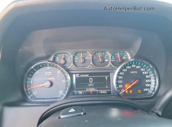 1GNSCGKC4HR125307 2017 CHEVROLET SUBURBAN Black ხელსაწყოთა პანელის ხედი