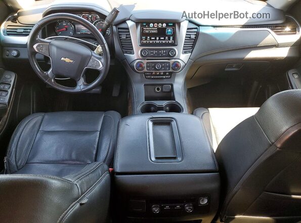1GNSCGKC4HR125307 2017 CHEVROLET SUBURBAN Black წინა პანელის ხედი