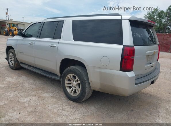 1GNSCGKC4HR289852 2017 CHEVROLET SUBURBAN Silver Задня ліва чверть