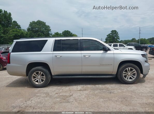 1GNSCGKC4HR289852 2017 CHEVROLET SUBURBAN Silver Вид задньої частини салону