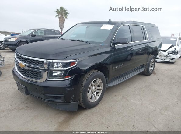 1GNSCGKC6HR232732 2017 CHEVROLET SUBURBAN Black Передня ліва чверть