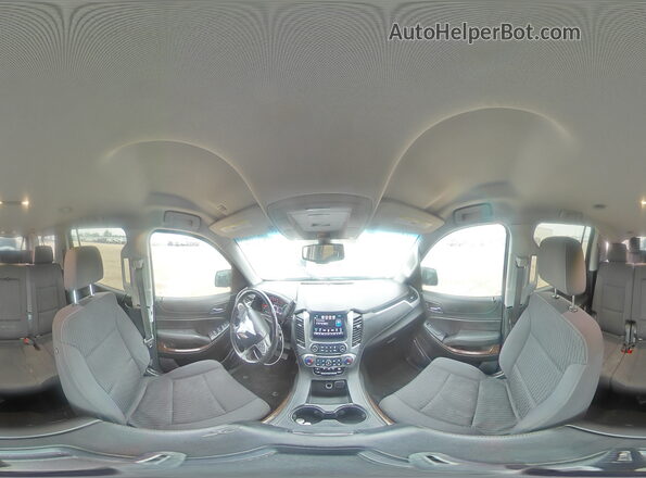 1GNSCGKC7JR352352 2018 CHEVROLET SUBURBAN Gray Vista interior de 360 grados