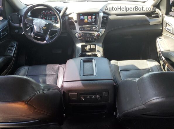 1GNSCGKC8JR184611 2018 CHEVROLET SUBURBAN Black Вид панелі приладів