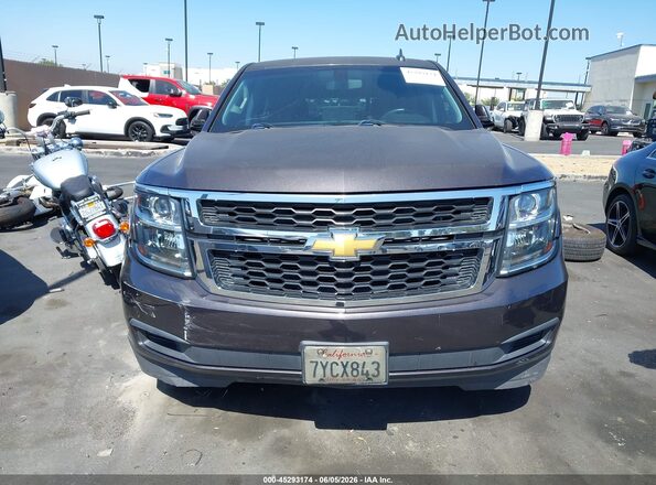 1GNSCGKC9HR285229 2017 CHEVROLET SUBURBAN Gray უკანა სალონის ხედი