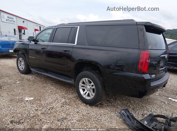 1GNSCGKC9JR353194 2018 CHEVROLET SUBURBAN Black Հետևի ձախ