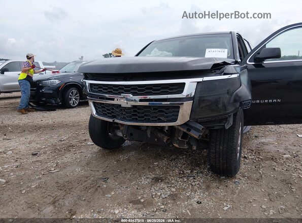 1GNSCGKC9JR353194 2018 CHEVROLET SUBURBAN Black Դիմացի տեսք
