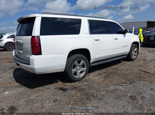 1GNSCHKC0HR326143 2017 CHEVROLET SUBURBAN Белый Задняя правая четверть