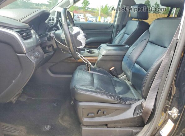 1GNSCHKC3JR170458 2018 CHEVROLET SUBURBAN Черный Вид салона спереди