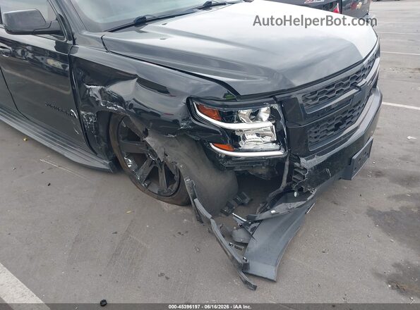 1GNSCHKCXJR379289 2018 CHEVROLET SUBURBAN Черный Вид спереди